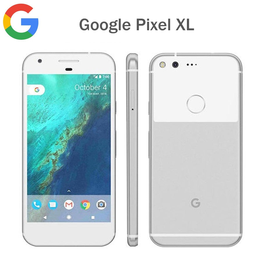 Original Google Pixel XL US Version 4G LTE Mobile Phone 4GB RAM 32GB/128GB ROM 5.5"1440x2560p Snapdragon821 QuadCore NFC Android