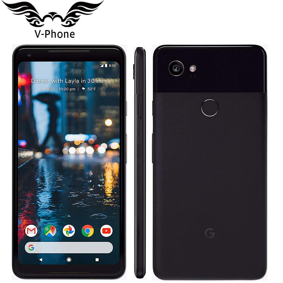 Global EU Version 6 inch Google Pixel 2 XL Mobile Phone Brand NEW Snapdragon 835 Octa Core 4GB 64GB 128GB 4G Android Phone