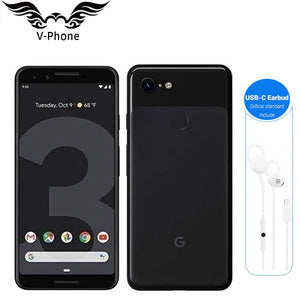 Brand New Original Google Pixel 3 Mobile Phone Global 4GB RAM 64GB ROM 5.5 inch Snapdragon 845 Octa Core Andorid 9 NFC 4G phone